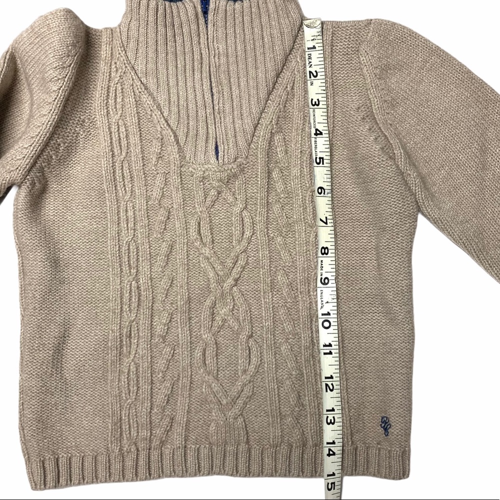 Pili Carrera 1963 Boys 1/4 Zip Cardigan Size 6 - Picture 7 of 11